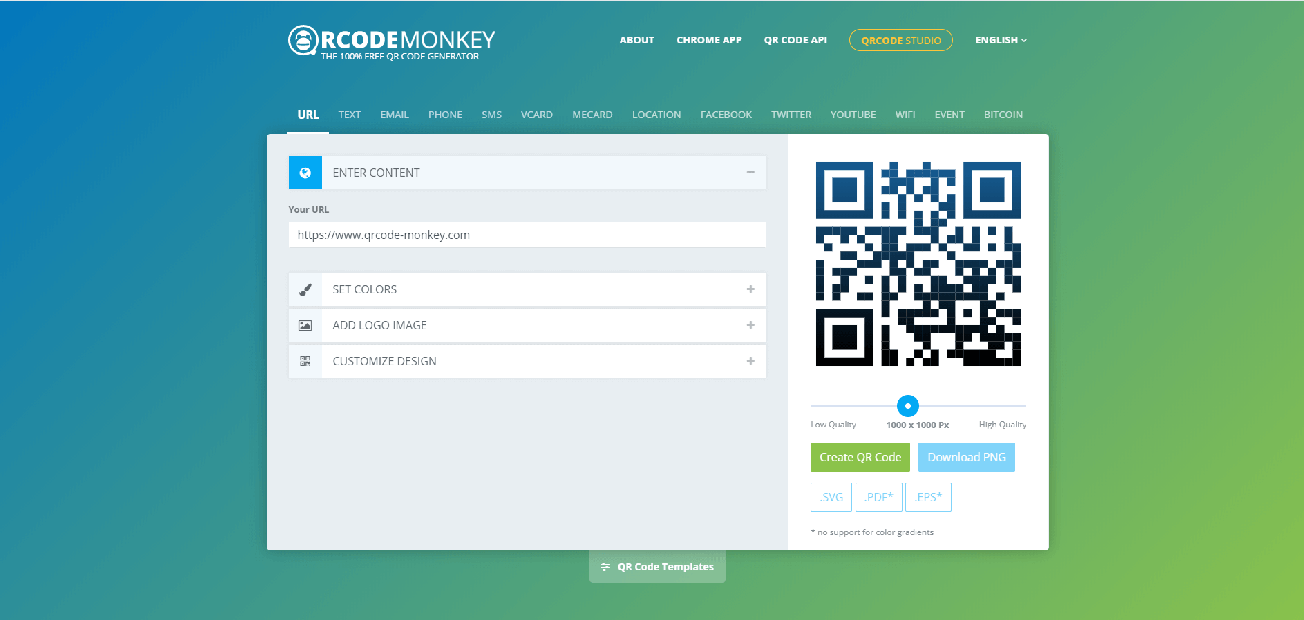 Código QR Mono