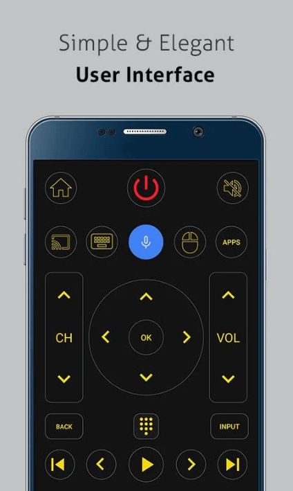 Console d'application à distance universelle