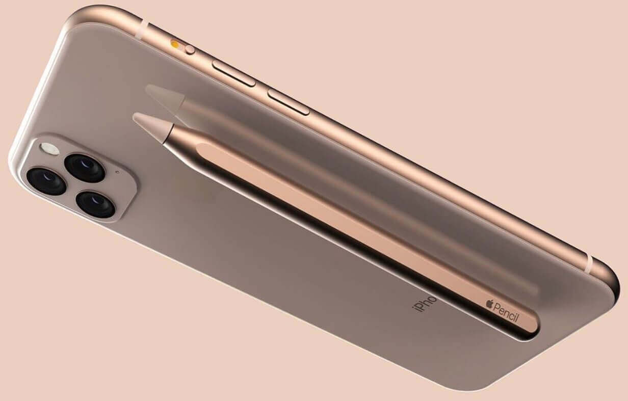 iPhone 11 mit Apple Pencil