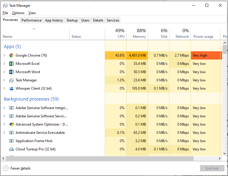 Taskmanager