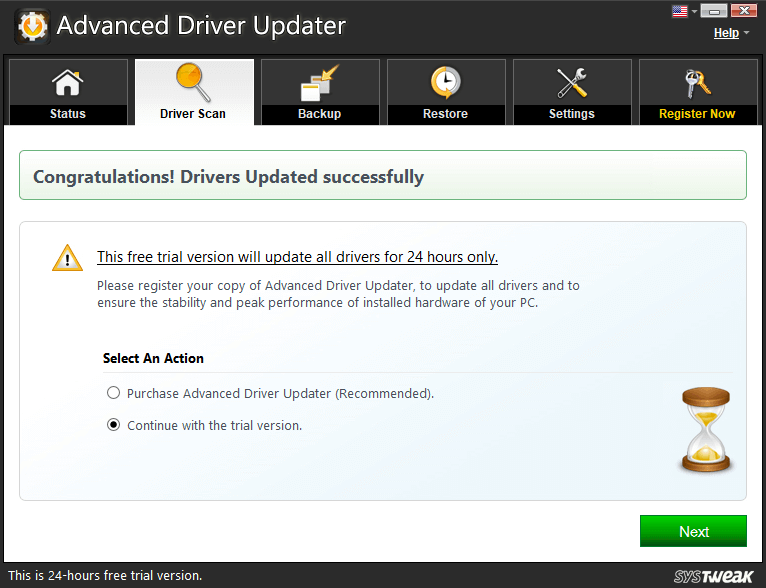 Verifique o driver de vídeo do atualizador de driver avançado