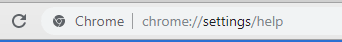 Öffnen Sie die Chrome-Adressleiste