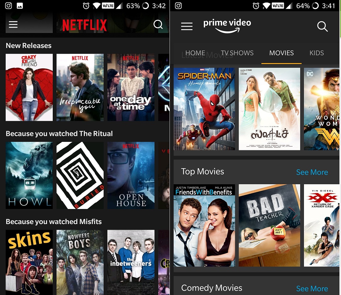 Service de streaming vidéo_Netflix_Prime