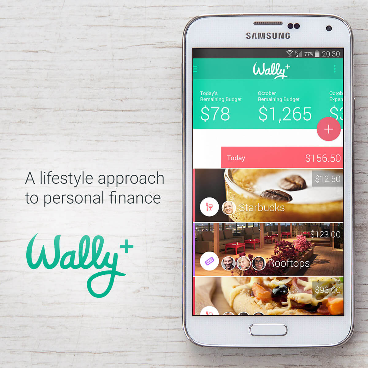 تطبيق إدارة wally_finance