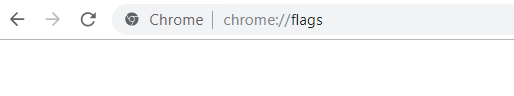 Chromeフラグを開く