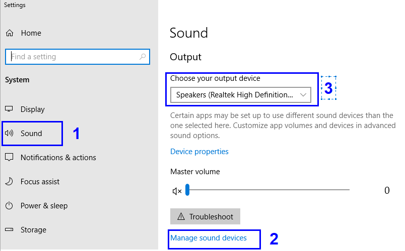 Gestisci dispositivi audio