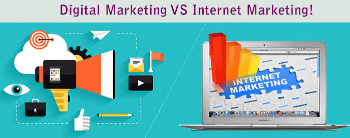 differenza tra marketing digitale e marketing su Internet