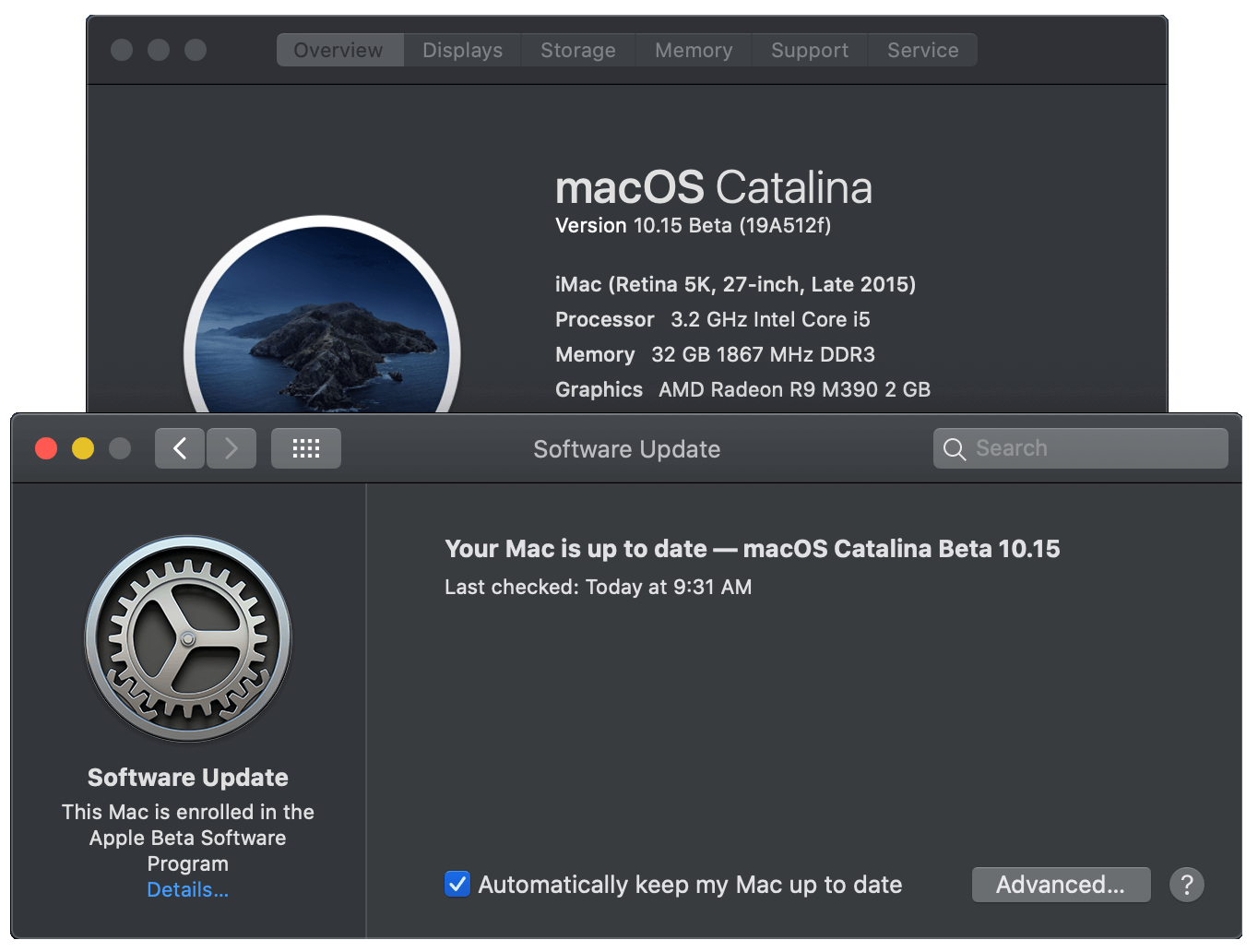 Mac OS Catalina