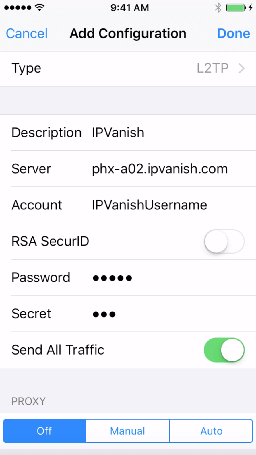 IPVanish_iPhone แอพ VPN ที่ดีที่สุด