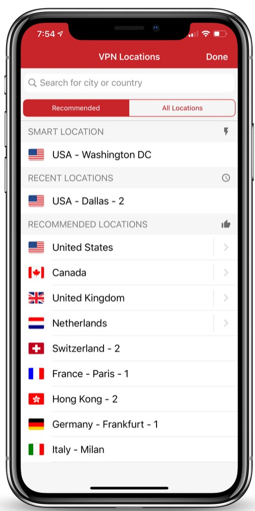 Application iPhone ExpressVPN_best VPN