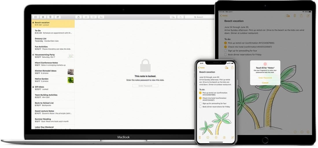 Apple Notes: aplicación integrada para tomar notas para dispositivos iOS