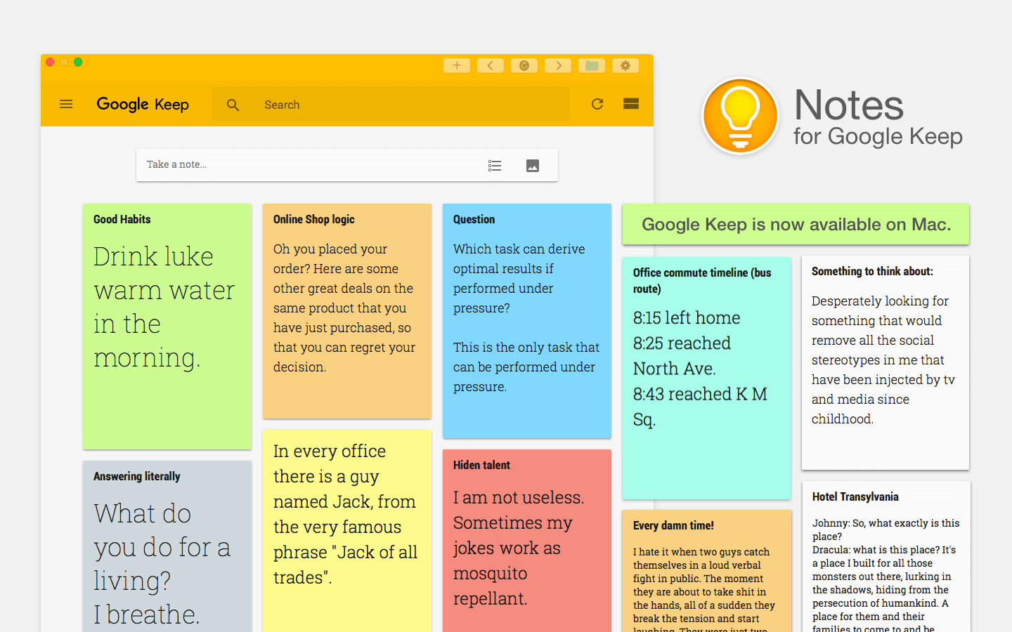 Google Keep – Einfache Notizen-App