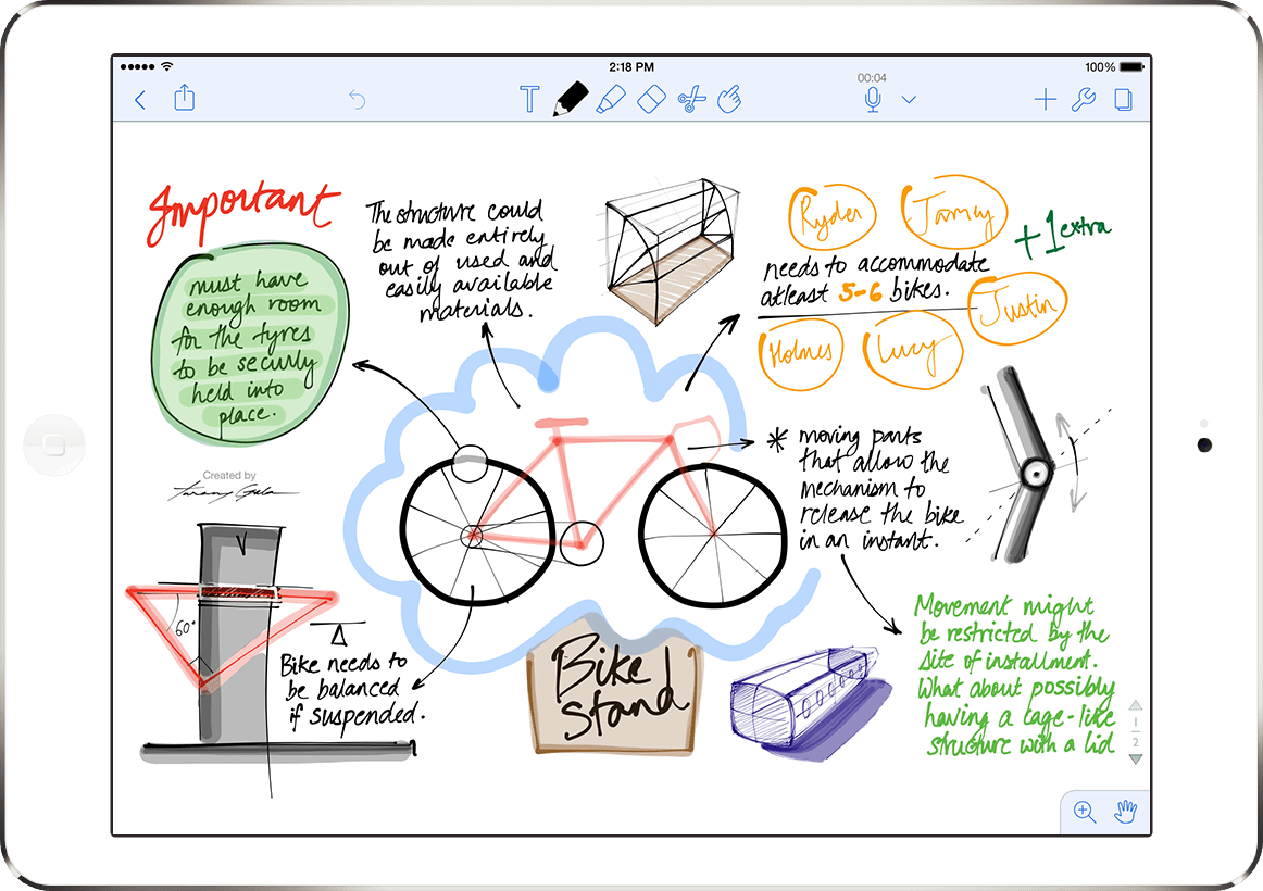 ความโดดเด่น – แอพจดบันทึกที่ทันสมัยสำหรับ iPad