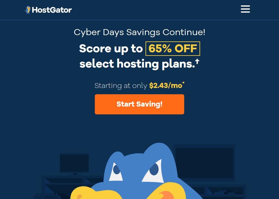 HostGator เว็บโฮสติ้ง