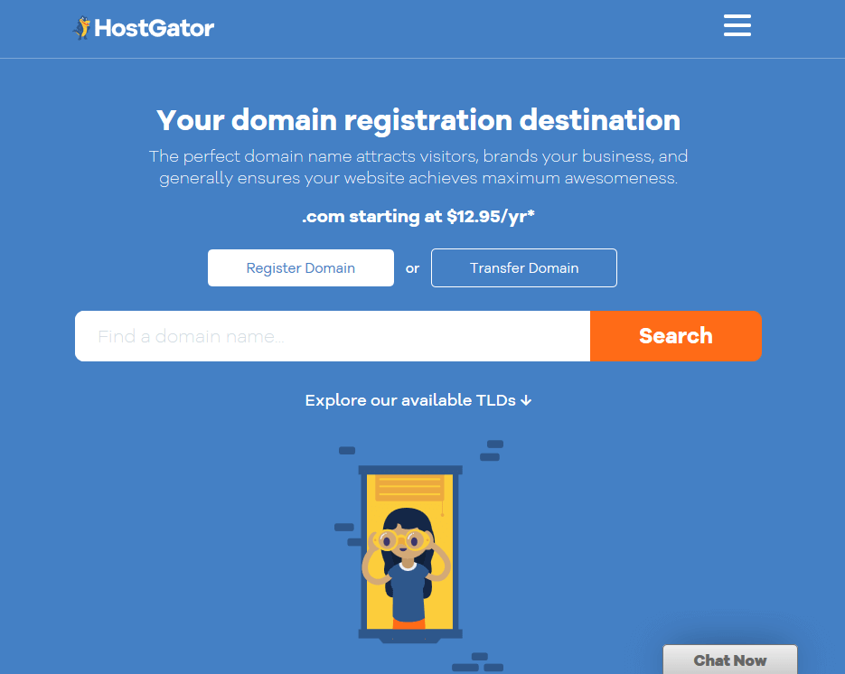 Registrador de domínio HostGator