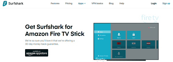 Surfshark_VPN_Amazon Fire tv stick