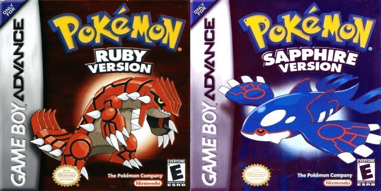 pokemon rubin i szafir-dla GBA