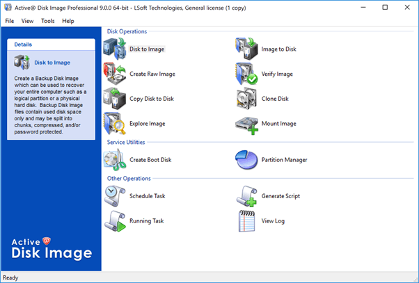 Logiciel d'image de disque actif (1)