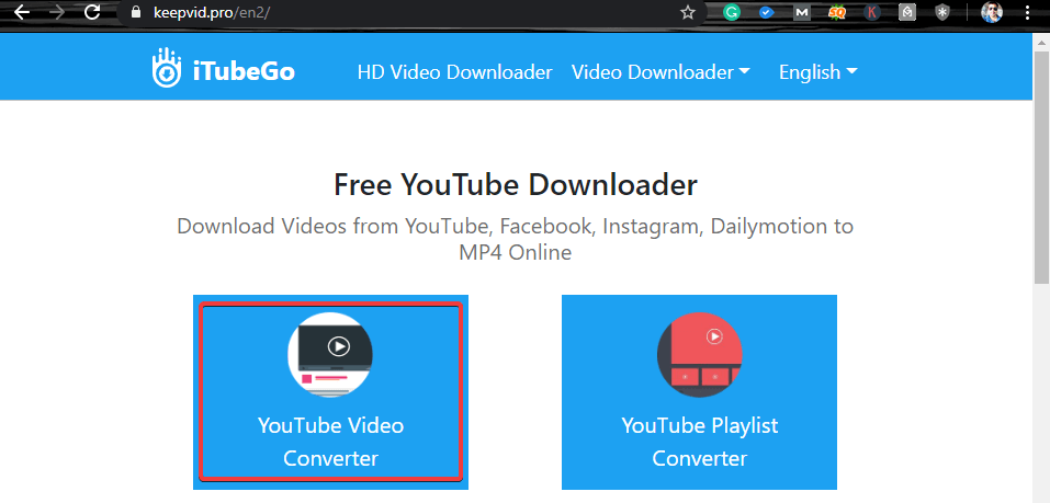 KeepVid Video Downloader