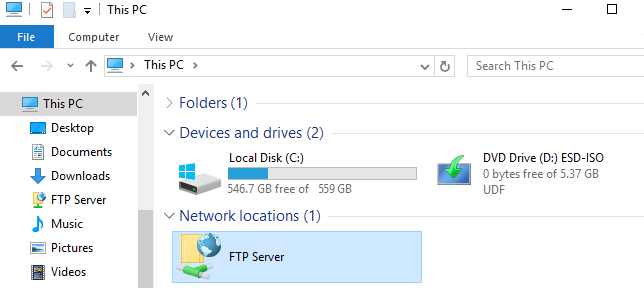 ファイル転送プロトコル（FTP）