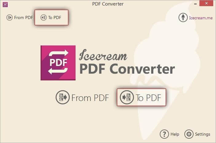 PDF-конвертер IceCream