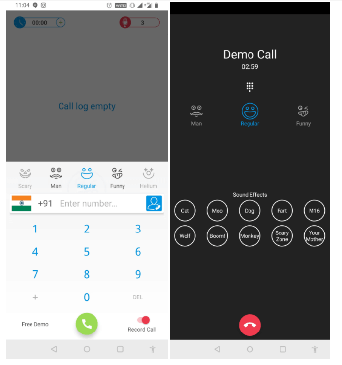 Funcalls - Ses Değiştirici ve Çağrı Kaydı