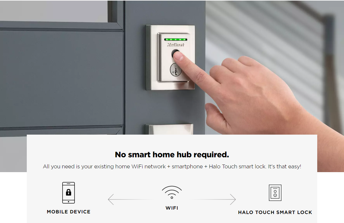 Kwikset Halo Touch Smart Lock con lettore di impronte digitali