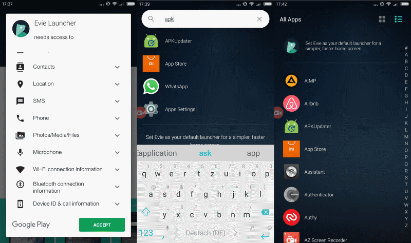 evie-launcher_ aplikacja do uruchamiania systemu Android