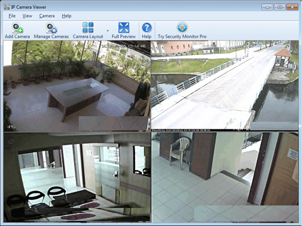 Visualizador de câmera IP - Software de webcam