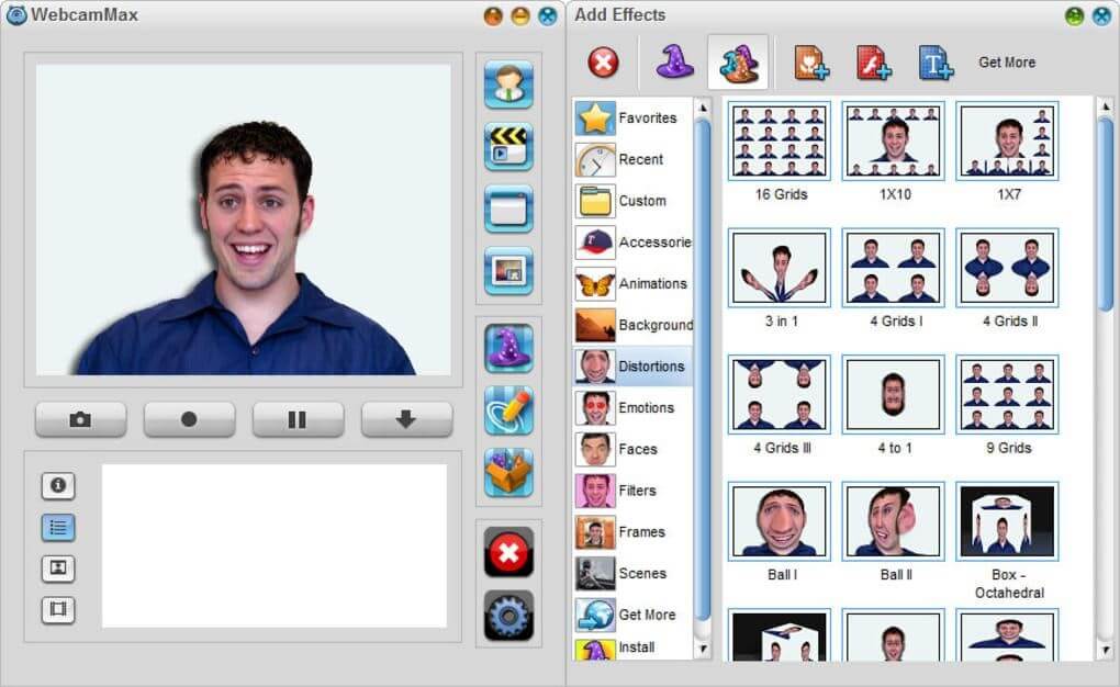 WebcamMax - Webcam-Software