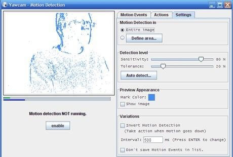 Yawcam - Software de webcam