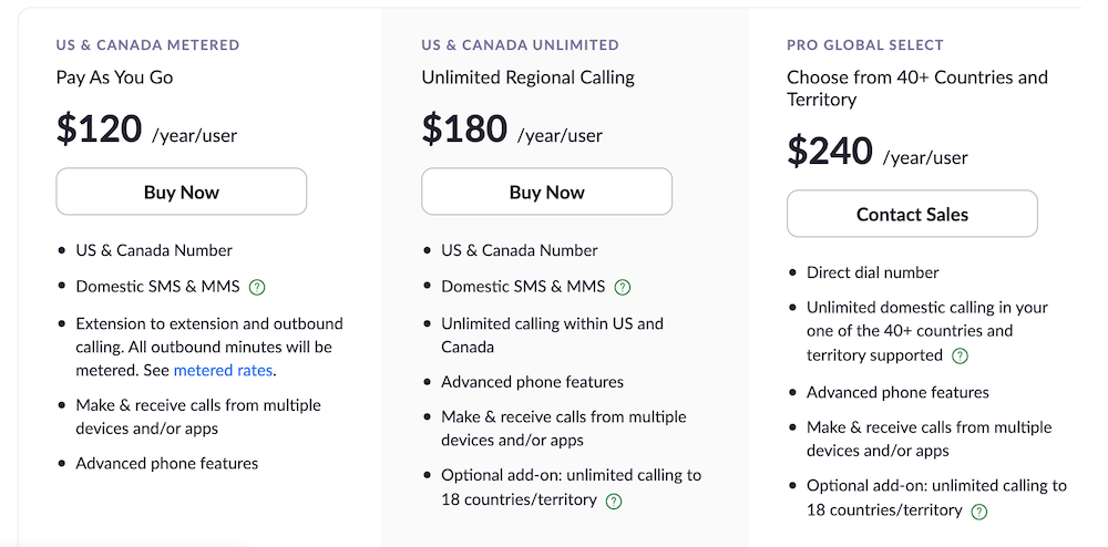 Zoom Phone Pricing