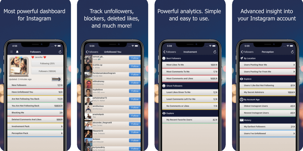 Follower-Track für Instagram