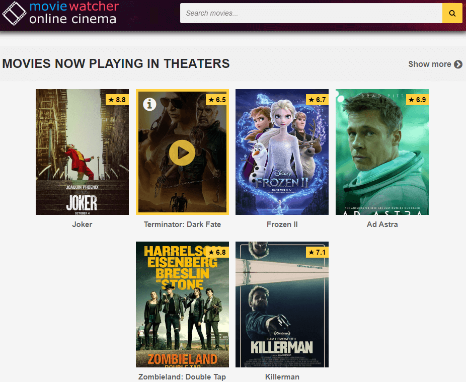 Moviewatcher - Alternatif Putlocker