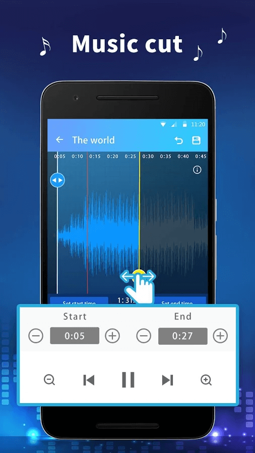 MP3 Cutter - Создатель рингтонов и музыкальный инструмент