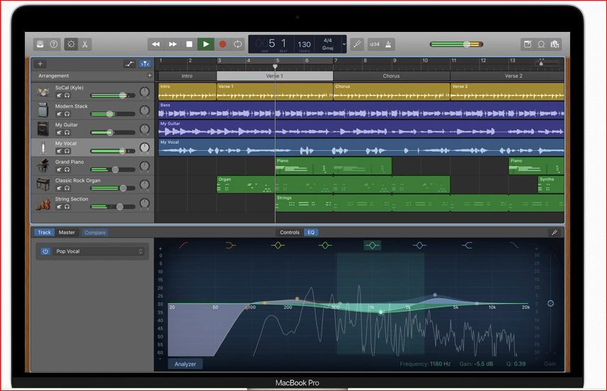 GarageBand — лучшая программа для создания битов