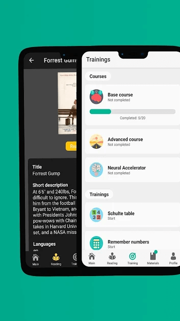 App de leitura rápida para Android