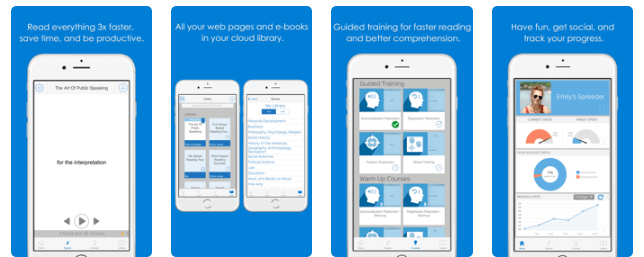 Spreeder – Speed ​​Reading E-Reader und Trainer