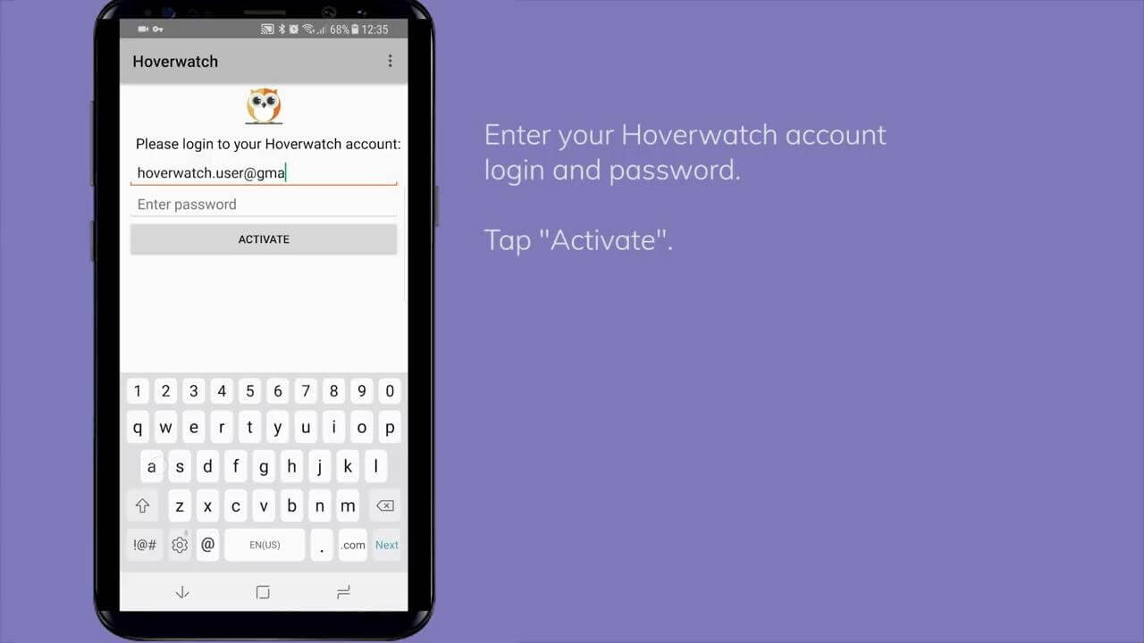 Hoverwatch Бесплатный кейлоггер для Android