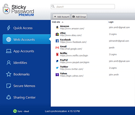 รหัสผ่าน Sticky สำหรับ Android