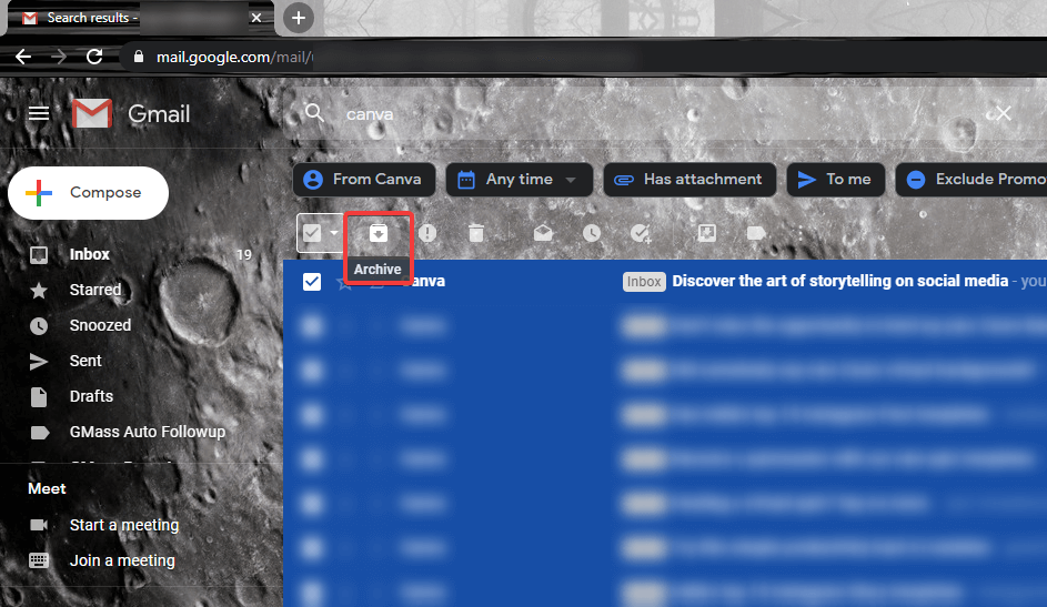 Cum să arhivezi e-mailurile în Gmail