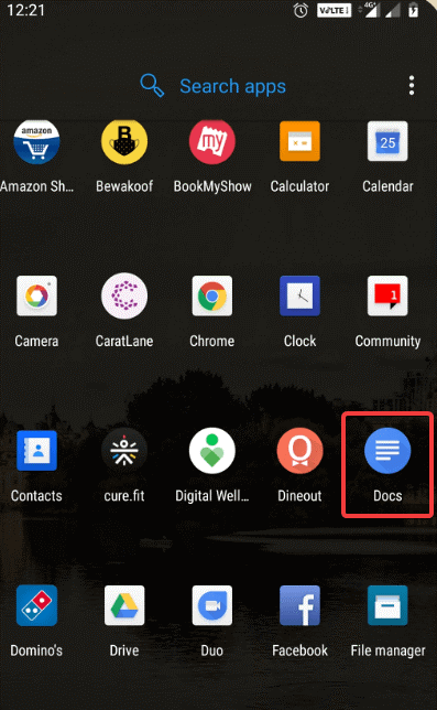 App di Google Documenti