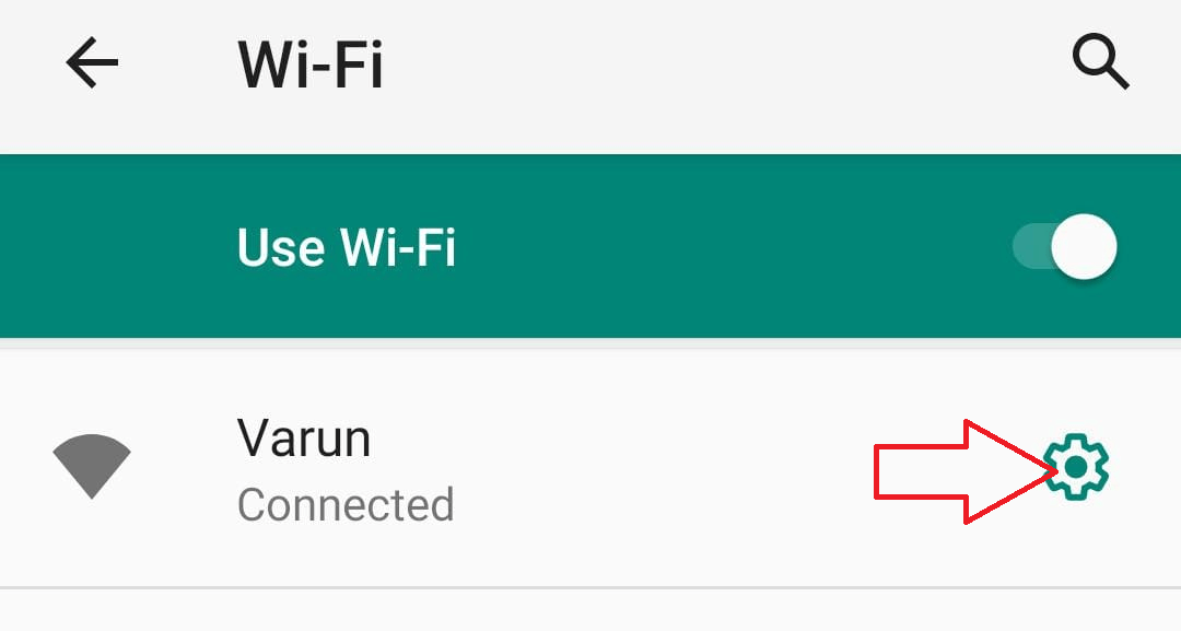 Ir para rede wi-fi