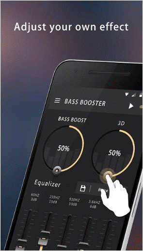 Aplicația Bass Booster & Equalizer pentru Android