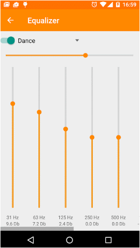 VLC für Android - Equalizer-App