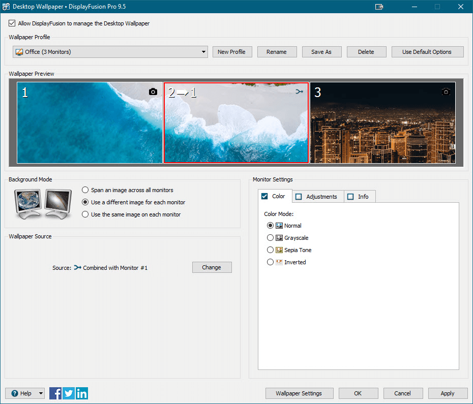 Display Fusion Pro - Monitor-Software