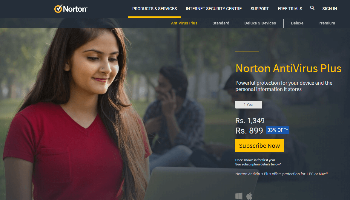 Norton Antivirus Plus