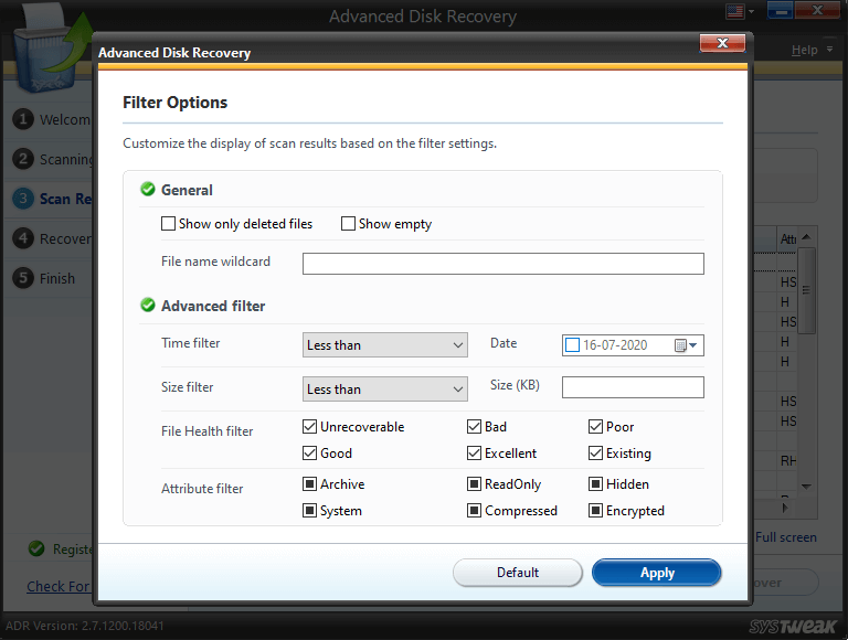 Pulihkan data yang dihapus