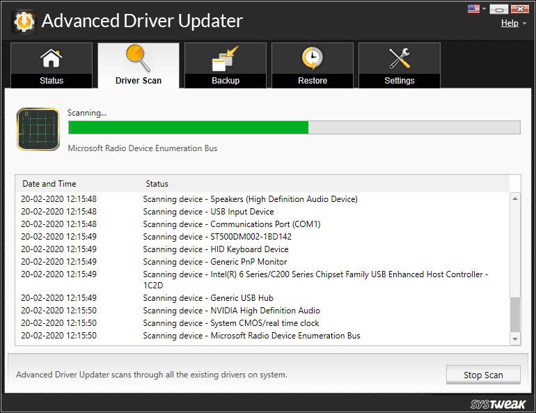 Atualize os drivers desatualizados