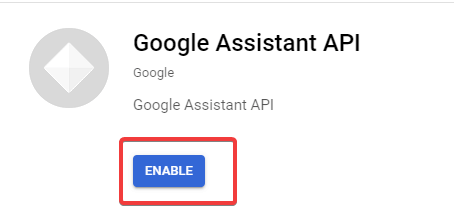 API do Google Assistente